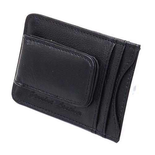 Mens Leather Money Clip Slim Front Pocket Wallet ID Credit